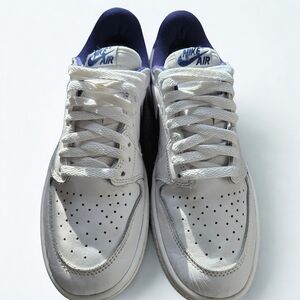 Air Jordan 1 Retro '85 OG 2024 Low Metallic Blue 7.5 (USED, no box)